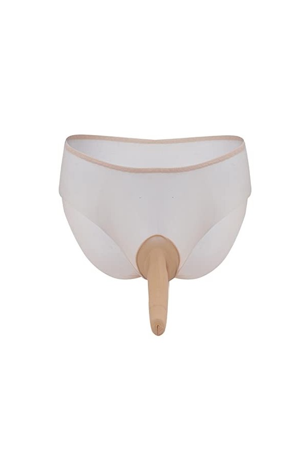 CreoQIJI Rouge Robe Sexy Homme Simple Imprimé Personnalité Mode Casual Sexy Mini String Sous-Vêtements Bouche Fermée T Pantal