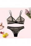 2023 New y26k Style Lingerie Femmes Lingerie Sexy Underwire Bra Culotte Thong sous-vêtements Ensemble Noir S-2XL Menstruelle 