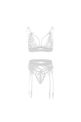 Femme sous-Vetements Erotique Lingerie Sexy Ensemble Dentelle Vêtements De Nuit Sexy Ensemble Soutien Gorge et String 2 Pièce