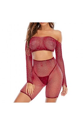 Vêtements De Nuit Femme 2 Pièce sous-Vetements Erotique Ensemble Soutien Gorge et String Sexy Lingerie Sexy Ensemble Dentelle