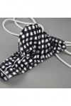 ADMAY 2023 New y2.k Style Lingerie Hommes Plaid Imprimé Respirant Léger Taille Basse Sexy sous-Vêtements Thong Briefs Robe Gr