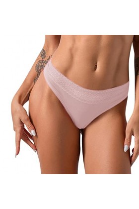 Culotte en Soie Glacée sans Couture pour Femmes Femme Culotte Taille Basse Sexy Chic Femmes Culotte sous Vetements Slips Stri