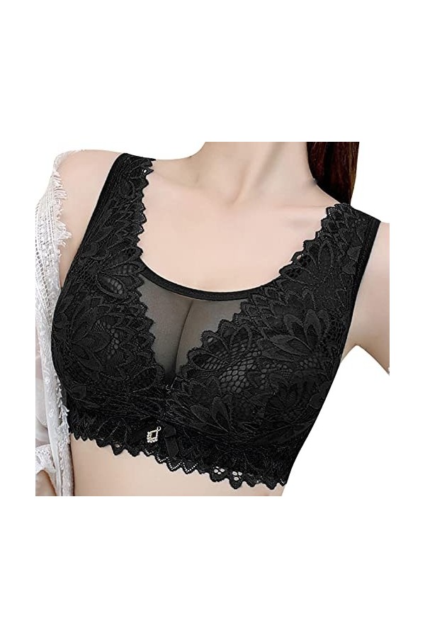 Lingerie Femme Sexy Ensemble Homme Sexy Hot y2*k Soutien-Gorge réglable et Sexy en Latex sans en V Profond pour Femme Ensembl