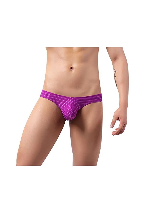 Slip Sexy Homme éRotique Hot Confortable Respirant Tanga Thong ​sous-vêtement Taille Basse Extensible String Sexy éRotique St