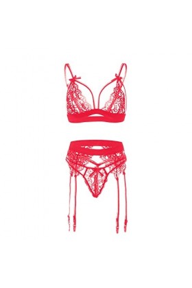 Femme sous-Vetements Erotique Lingerie Sexy Ensemble Dentelle Vêtements De Nuit Sexy Ensemble Soutien Gorge et String 2 Pièce