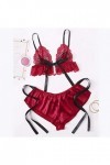 Femme Lingerie Sexy Ensemble 2 Pièce sous-Vetements Dentelle Ensemble Soutien Gorge et String Sexy Vêtements De Nuit Erotique