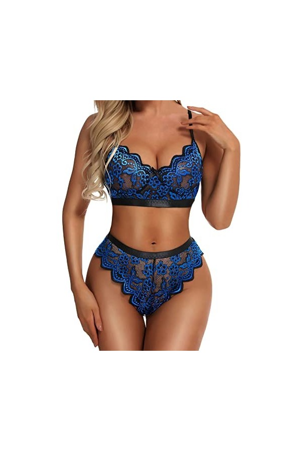 Lingerie Femme Sexy Ensemble Homme Sexy Hot y*2k Femmes Sexy Lingerie Ensemble Soutien-Gorge Et Culotte Ensembles Taille Haut
