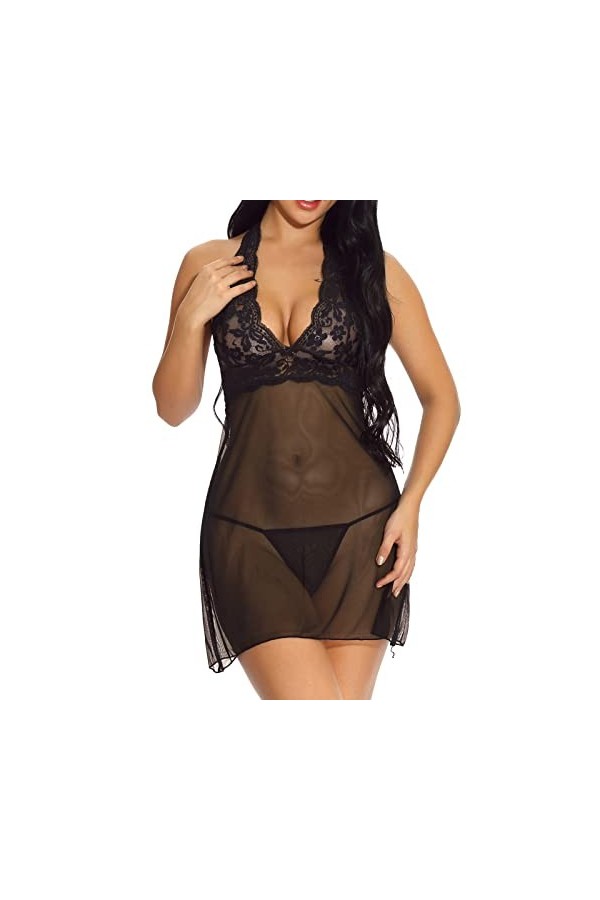 Lingerie Et Vêtements Sexy Ouverte Harnais Robe Sensuelle Coquine Body Nuisette Slutty Hot Lingerie Hyper Sexy Dentelle Nuise