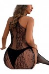 Bommi Fairy Sous-vêtements sexy en maille pour femme - Collants - Badydoll - Combinaison creuse - Attire tous les regards dan