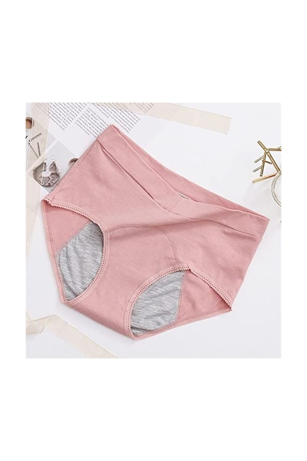 Générique Culotte Invisible Femme sans Couture Culotte Menstruel 3 Couches Anti Fuite Culotte Regles Culotte Shorty String Ta