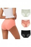 Culottes Menstruelles Femme Couleur Unie Pantalons Triangle Chic Fit Slip Coton Tanga Transparente Haute Tangas Stringthong L