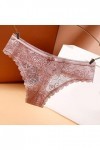 Florale Coutures pour Femmes Dentelle Sexy Culotte Femme Couverture Complète Culotte Invisible Sexy Culotte Triangle Sexy en 