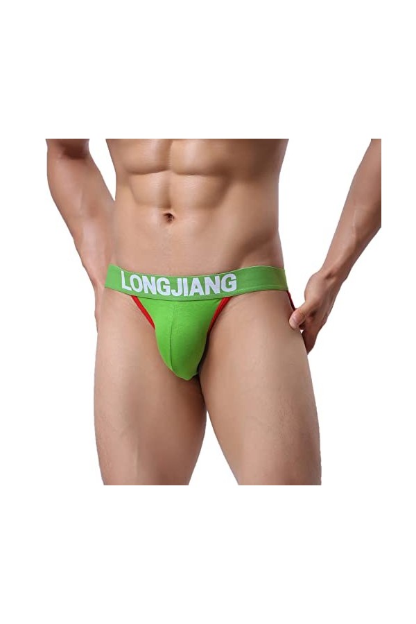 XIUH String Homme Sexy Transparent Slip de Bain Homme Moulant Brillant String Slips Slip érotique Ouverte Hot Homme Briefs Ba