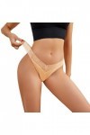 Tanga Dentelle pour Femme Micro String Culottes Strings Sexy en Dentelle pour Couture Femme Dentelle Transparent Creux Tentat
