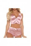 Lingerie Femme Sexy Ensemble Homme Sexy Hot y.2k Shapers Ensembles Femmes Shorts sous-vêtements Soutien-Gorge Satin Camisole 