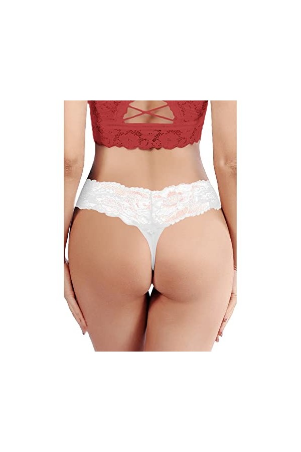 Sexy Stretch Slip Culotte G-String Coton Culotte Sexy à Taille Basse Minceur Amincissante Culottes String Thong Femme Tangas 