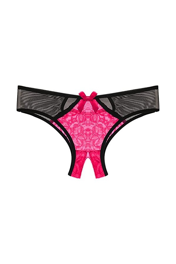 RUITOTP Bas Culotte Ouverte Culotte Dentelle Culotte Sexy sous-vêtements pour Femmes Lingerie Grande Taille Cher Hot Pink, O