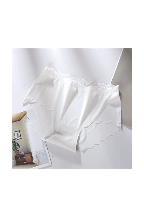 String Couleur Unie Femme Slips en Pur Coton et Soie 2023 Nouveau de Absorbante Menstruelle Pantalons Triangle Stretch Culott