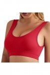 Soutien-gorge de sport à gros seins pour femme, push-up, yoga, sport, dos nu, sans armatures, soutien-gorge de sport, confort