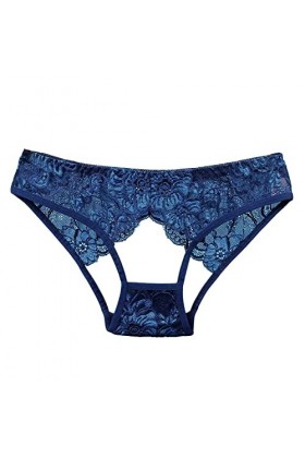 Culottes Dentelle pour Femme Taille Haute Chic Slip Sexy Coquin Transparente Tanga sans Couture String Chic sans Couture Tang