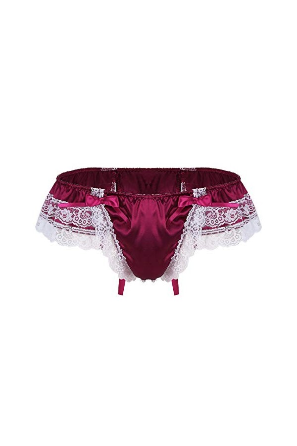 Bluelucon Lingerie sexy pour le sexe hommes cosplay lingerie sexy taille haute slip érotique sous-vêtements sous-vêtements ho