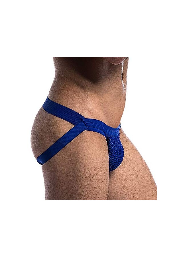 BIISDOST Hommes 3.2cm Sangle Ceinture Athlétique Supporter T-Back String sous-Vêtements Ensemble De Grands Pyjamas pour Homme