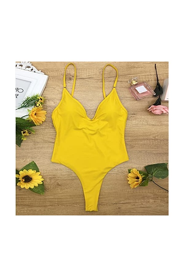 Lingerie sexy pour femme - Soutien-gorge - Grande taille - Couleur sexy - Coupe moulante - Combinaison de plage - Bikini - No