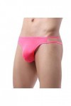 Générique Boxer Homme Maillot de Bain Sexy Briefs Thong Pantalon de sous-vêtement Solide Respirant Sexy pour Homme évider la 