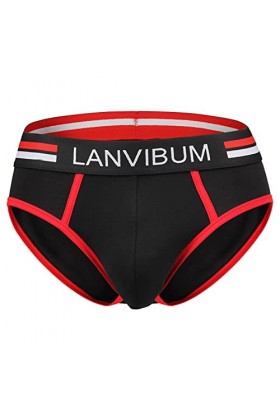 String pour Homme Sexy Hot Portable Brief Homme Confortablement Stretch Underwear éCo-Responsables String Homme Drole Classiq