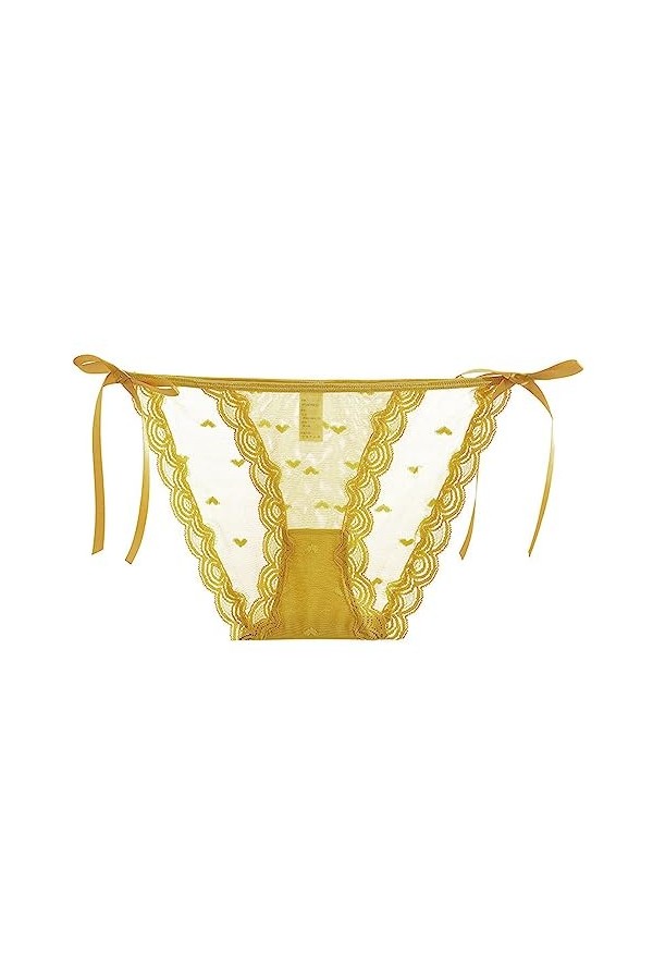 Générique Culotte Femme Taille Haute Slips Elasticité Tangas rayés Taille Haute Slips Taille Basse Culottes de sous-vêtements