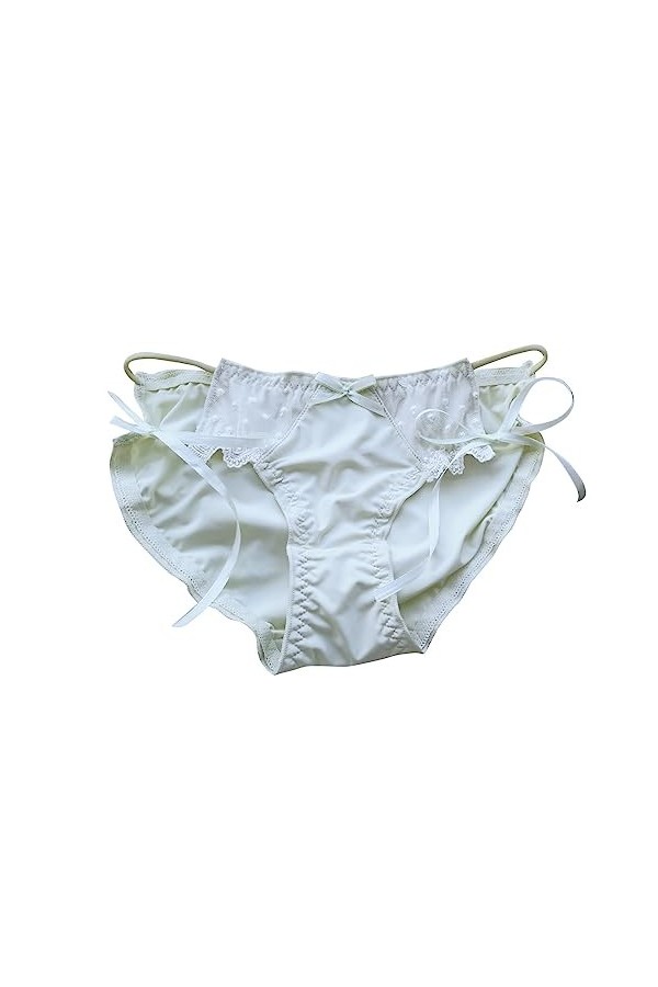 Générique Lingerie Femme Dentelle Mode féminine Sexy Taille Basse Culottes À Nœud Taille Basse sous-vêtements Femmes Culottes