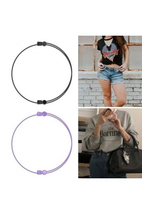 Porceosy Lot de 2 bandes élastiques réglables et durables pour vêtements confortables, xl, taille unique