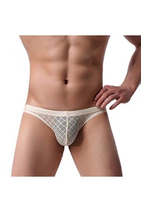 Boxer Homme Lot sous-vêtement Sexy en Dentelle Transparente pour Hommes String Sexy Homme