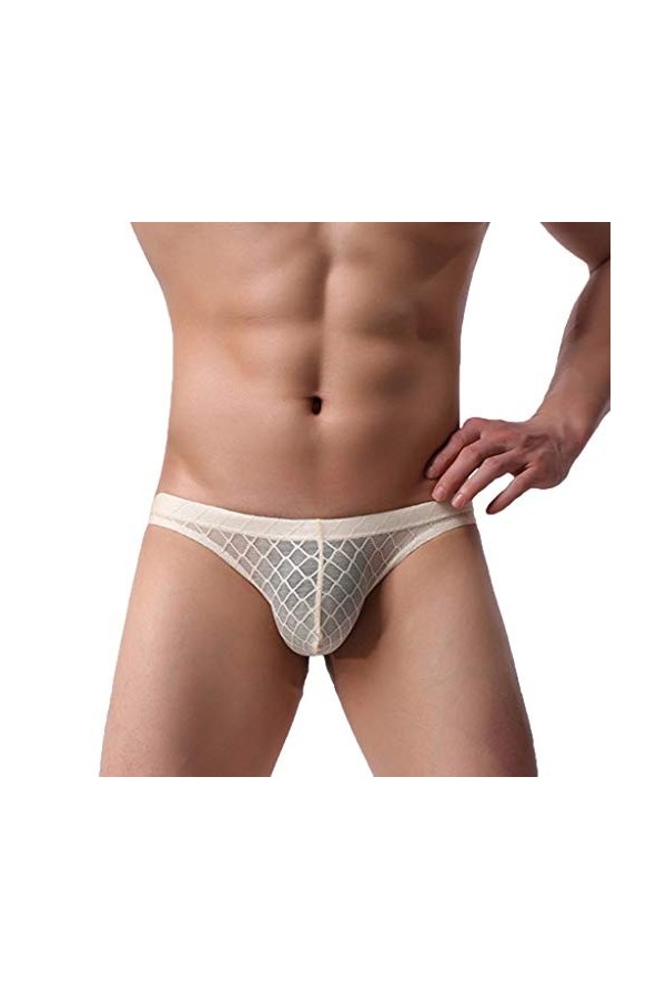 Boxer Homme Lot sous-vêtement Sexy en Dentelle Transparente pour Hommes String Sexy Homme
