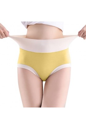 Culottes de Absorbante Menstruelle Femme String Couleur Unie Pantalons Triangle Stretch Slips en Pur Coton et Soie 2023 Nouve