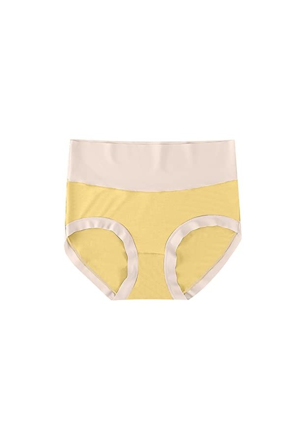 Culottes de Absorbante Menstruelle Femme String Couleur Unie Pantalons Triangle Stretch Slips en Pur Coton et Soie 2023 Nouve