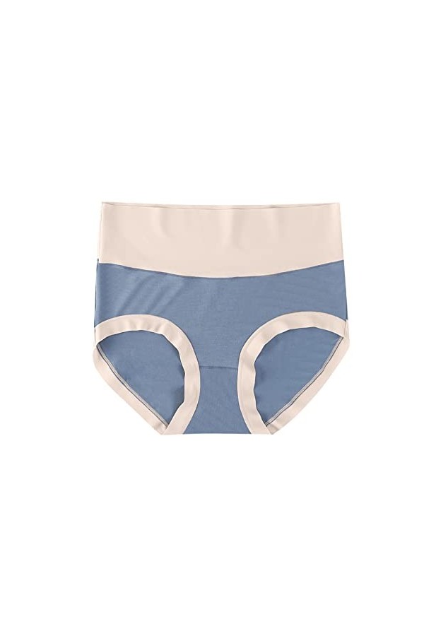 Culottes Couleur Unie Femme Slips de Absorbante Menstruelle Pantalons Triangle en Pur Coton et Soie 2023 Nouveau Stretch Stri