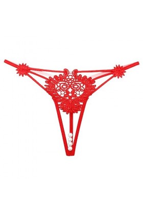 Générique Femme Culotte Dentelle Sexy Culotte Tanga String Ouvert Culotte Shorty Sexy Tring Femme Culotte sous Vetements Culo