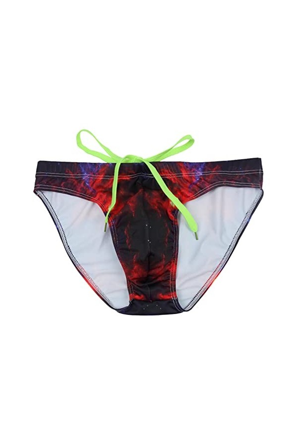 Sous-vêtements en maille pour homme - Noir - Sous-vêtements en nylon - Sexy et confortable - Mince - Couleur unie - Taille ba