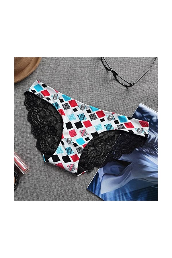 Pleines en Dentelle Multipack pour Femmes Culotte Culotte Sexy en Dentelle pour Femme Taille Haute String Femme Sexy Hot Culo