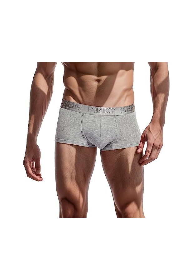 Générique String Homme Sexy Hot Dentelle Slips Boxer Short bombé Lettre sous-vêtements Hommes Sexy Boxer Pouch Slip Briefs im