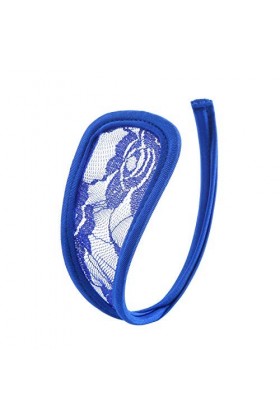 UOWEG sous-vêtements dentrejambe Sexy Traceless Women G-Strings Lingerie Dentelle sous Jupe Blue, One Size 