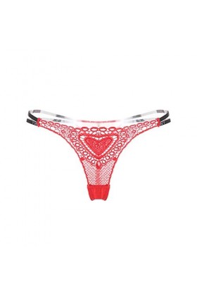 LDZYXY Thongs Panty Femmes Broderie Fleurs sous - vêtements Sheer sous - vêtements Panty Mesh Tissu