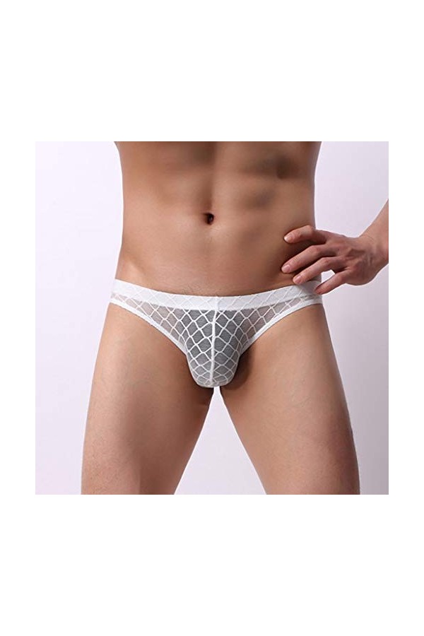 Boxer Homme Lot sous-vêtement Sexy en Dentelle Transparente pour Hommes String Sexy Homme