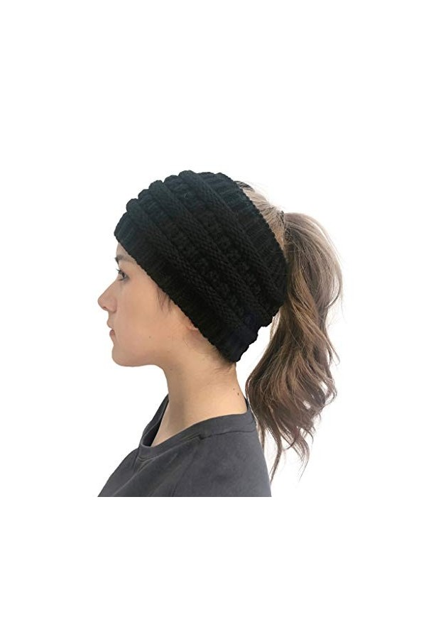 RYTEJFES Bonnet fille, bonnet dhiver doublure intérieure thermique bonnet dhiver chapeau doux extérieur cachemire pompon ch