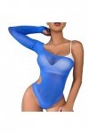 ADMAY 2023 New y/2k Style Lingerie Sous-vêtements érotiques pour femmes Sexy Single Sleeve Hot Drill Shiny Large Size Mesh Cl