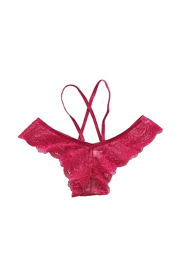 Générique String Tanga Femme Sexy Chic Culotte sous Vetements Culotte sous-Vêtement Slip Taille Midi Tangas Sexy Culottes Den