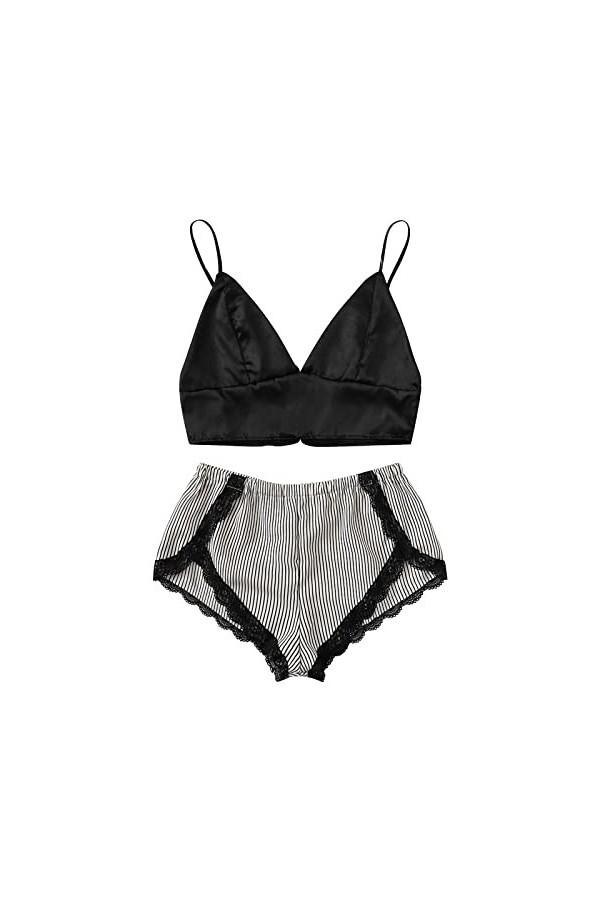 Lingerie Femme Sexy Ensemble Homme Sexy Hot y*2k Tenues pour femmes Soutien-gorge camisole Short en dentelle Pyjama deux pièc