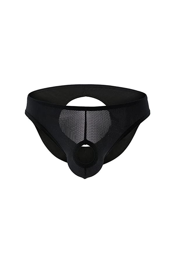 Générique Lingerie Homme Sexy Hot Culottes pour Hommes Shorts Avant et arrière évidés Fesse exposant des Slips de Conception 