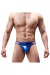 Générique String Homme Sexy Hot Dentelle Slips Boxer sous-vêtements pour Hommes Fit Translucide Glace Soie Taille Basse Boucl